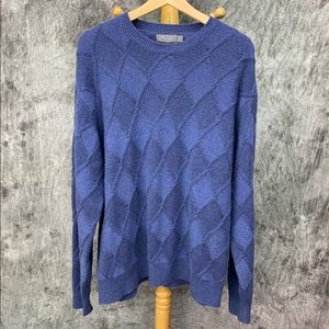 Talbots Men’s 100% Cashmere Crewneck Sweater Sz L